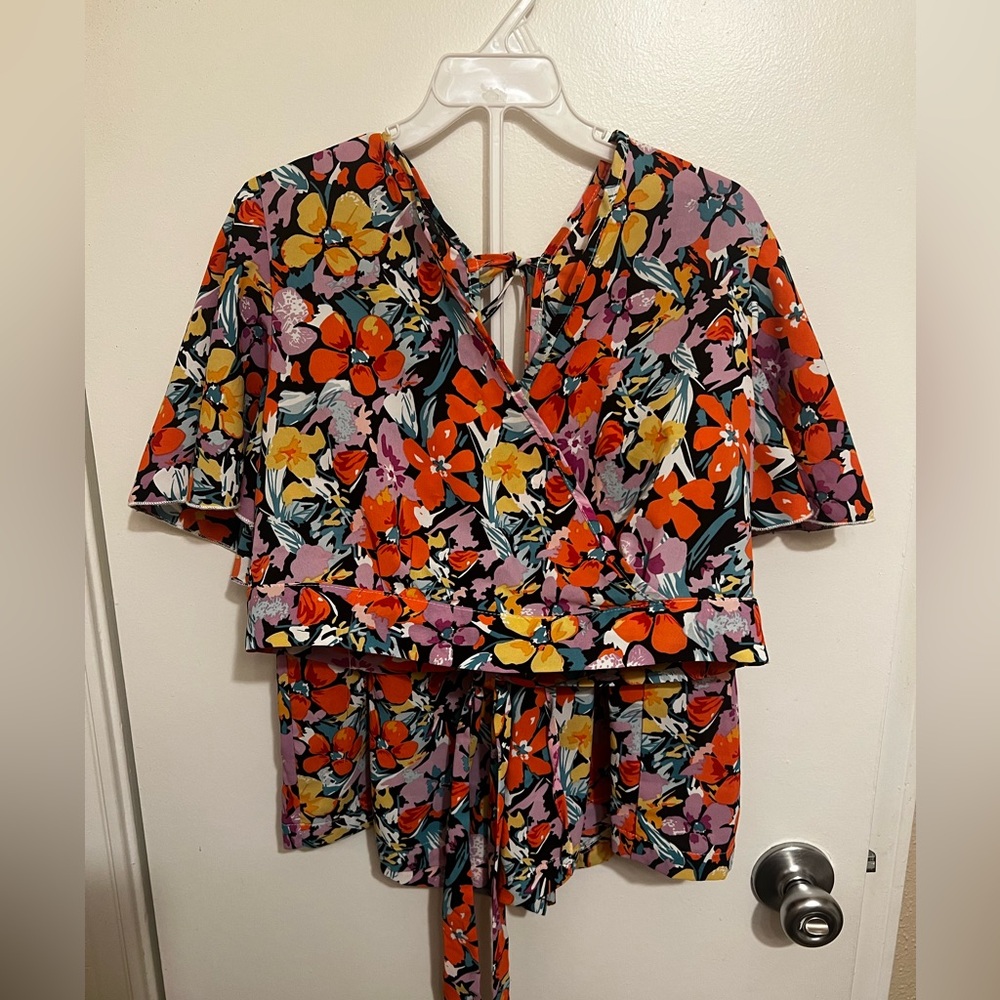 SHEIN Multicolor Floral Top